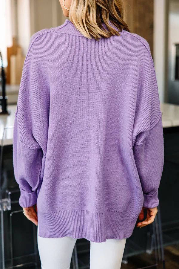 Prepare Yourself Lavender Purple Oversized Sweater Prepare Yourself Lavender Purple Oversized Sweater