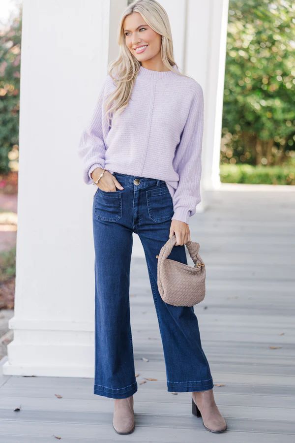 Easy Introductions Lavender Purple Sweater Easy Introductions Lavender Purple Sweater