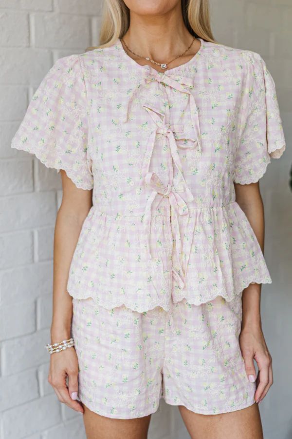 In Your Favor Light Pink Floral Set In Your Favor Light Pink Floral Set