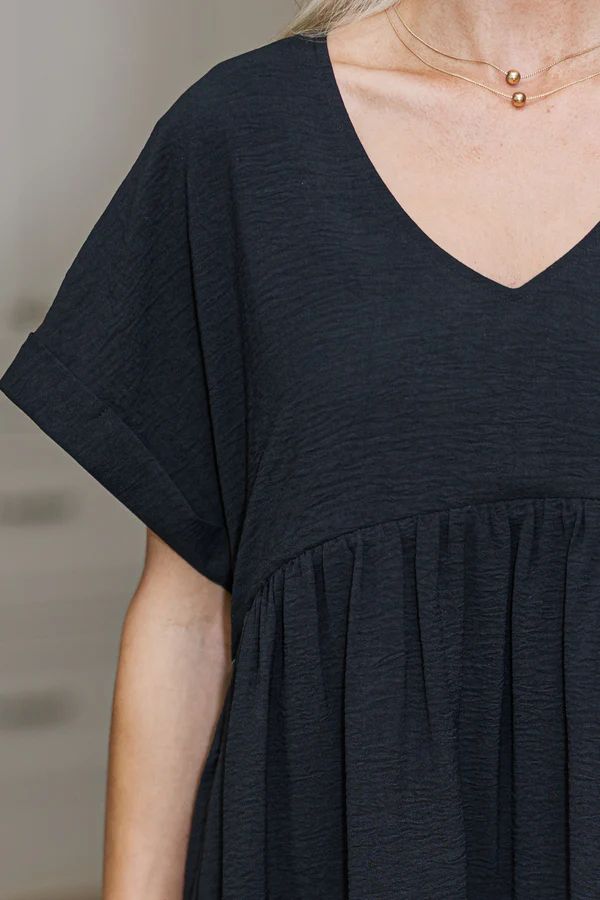 NURSING COLLECTION: Full Of Joy Black Dress NURSING COLLECTION: Full Of Joy Black Dress