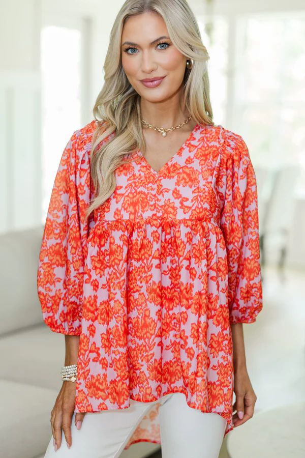 NURSING COLLECTION: All So Nice Lavender Floral Tunic
