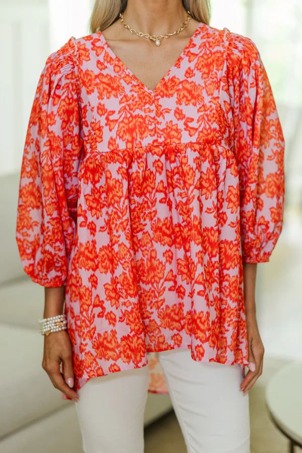 NURSING COLLECTION: All So Nice Lavender Floral Tunic