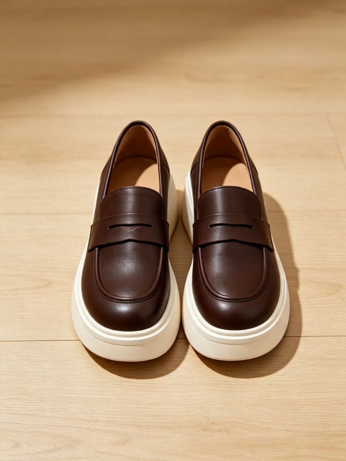 Platform Penny Loafers