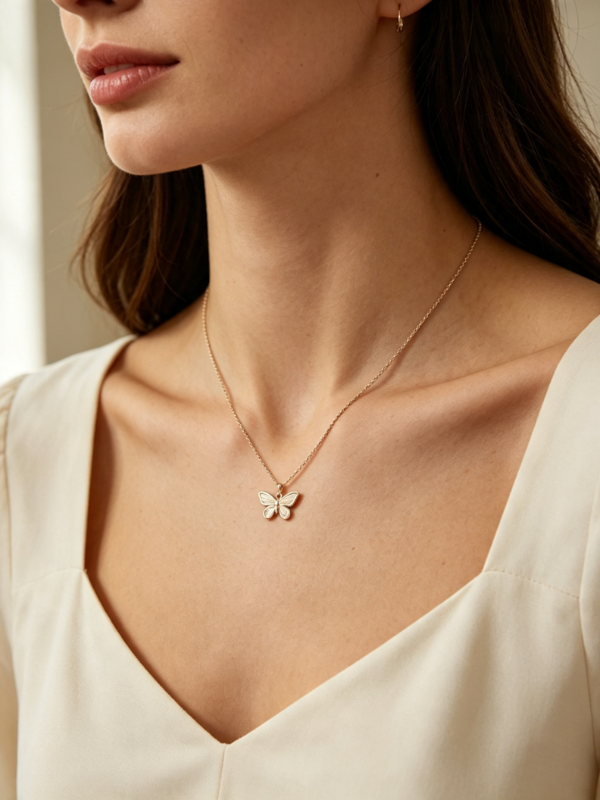 Butterfly pendant necklace Butterfly pendant necklace